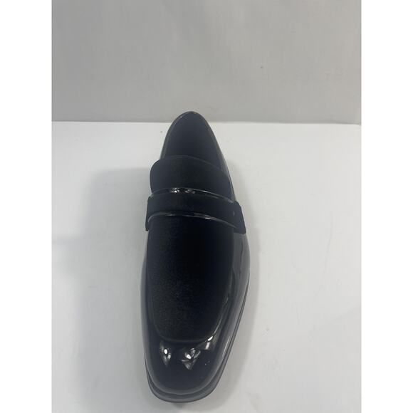 Stacy Adams Spratley Shoes Men\'s Size 12M Black Slip On Dress Loafers Patent main image 4